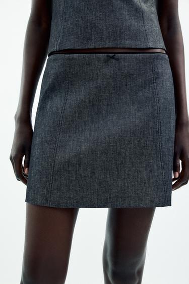 JUPE Z1975 MINI EN JEAN - Bleu de Zara - Image 1
