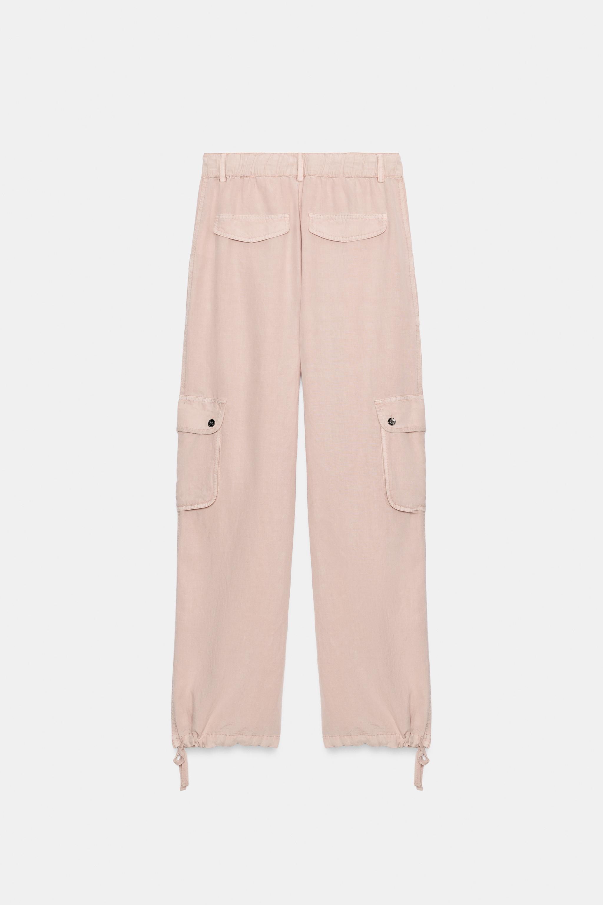 PANTALON CARGO EFFET DÉLAVÉ