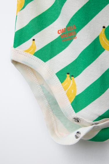 3-PACK OF BODYSUITS WITH TOMATO AND STRIPE PRINT - Multicoloured by Zara - Image 4