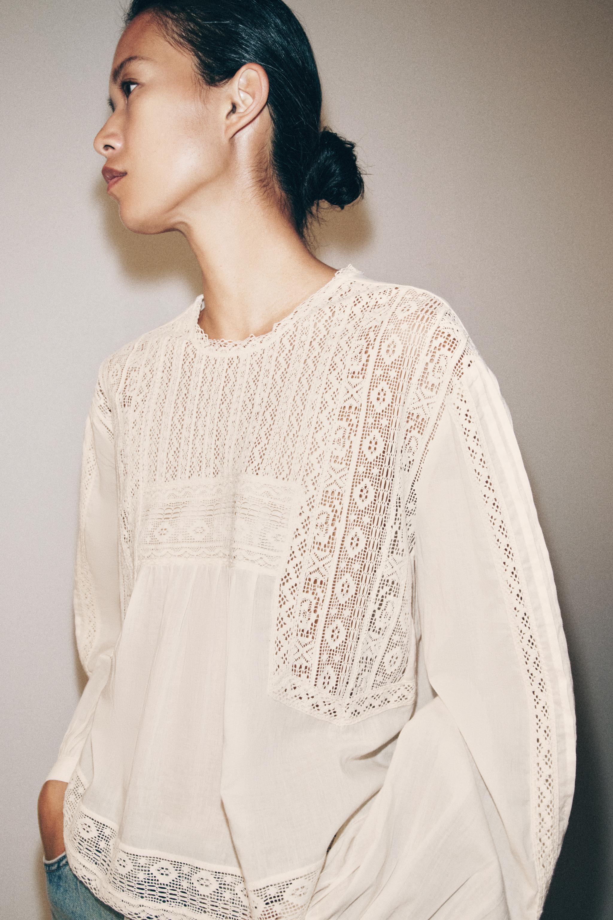 İŞLEMELİ GÖMLEK ZW COLLECTION - Görsel 2