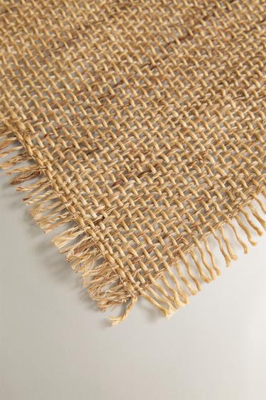 SET DE TABLE FIBRE TRESSÉE - Beige clair de Zara - Image 2