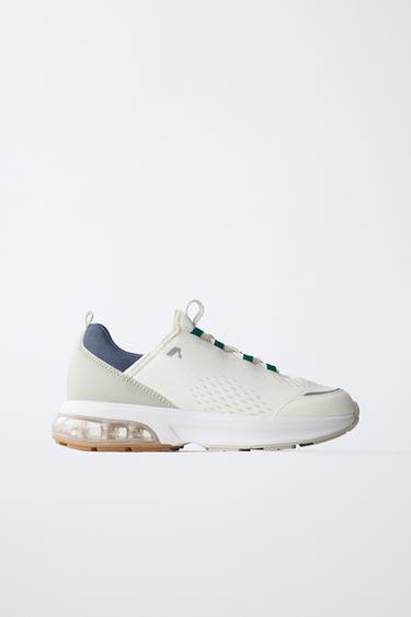 TENIS CÁMARA DE AIRE - Blanco de Zara