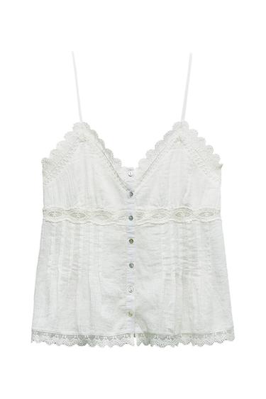 EMBROIDERED TOP