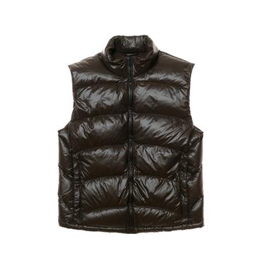 100% FEATHER WATER-REPELLENT DOWN GILET - Chocolate by Zara