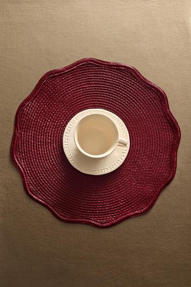 SET DE TABLE DENTELLE NOËL (LOT DE 2) - Rouge de Zara