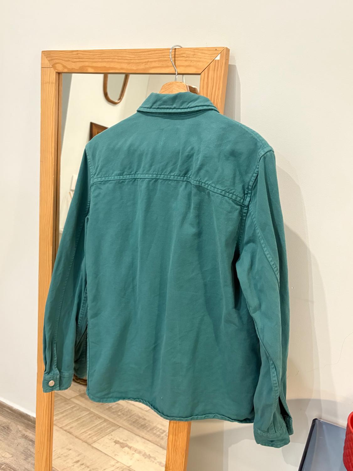 COLOURED DENIM OVERSHIRT - Image 2