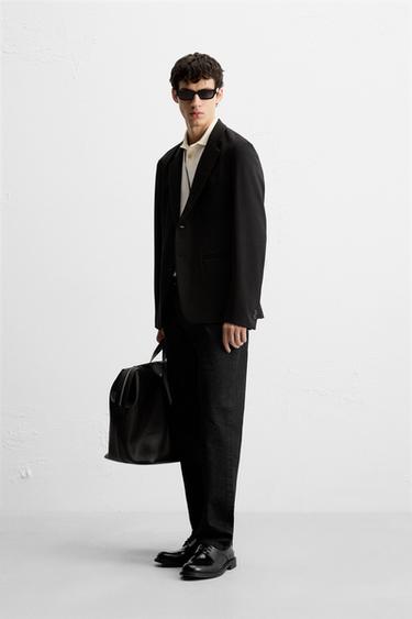BLAZER SLIM FIT CONFORT - Noir de Zara - Image 3