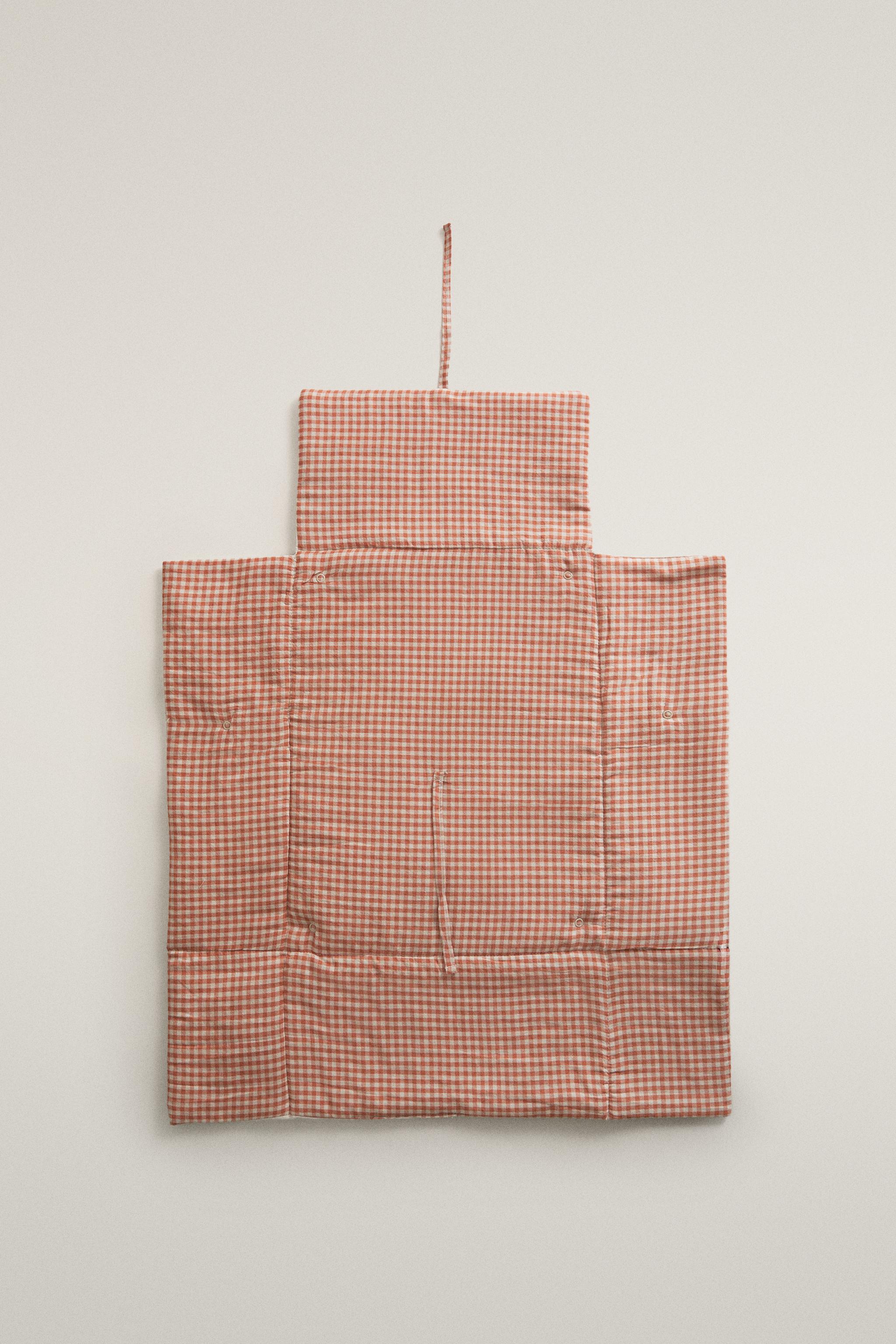 MATELAS À LANGER BÉBÉ COTON VICHY