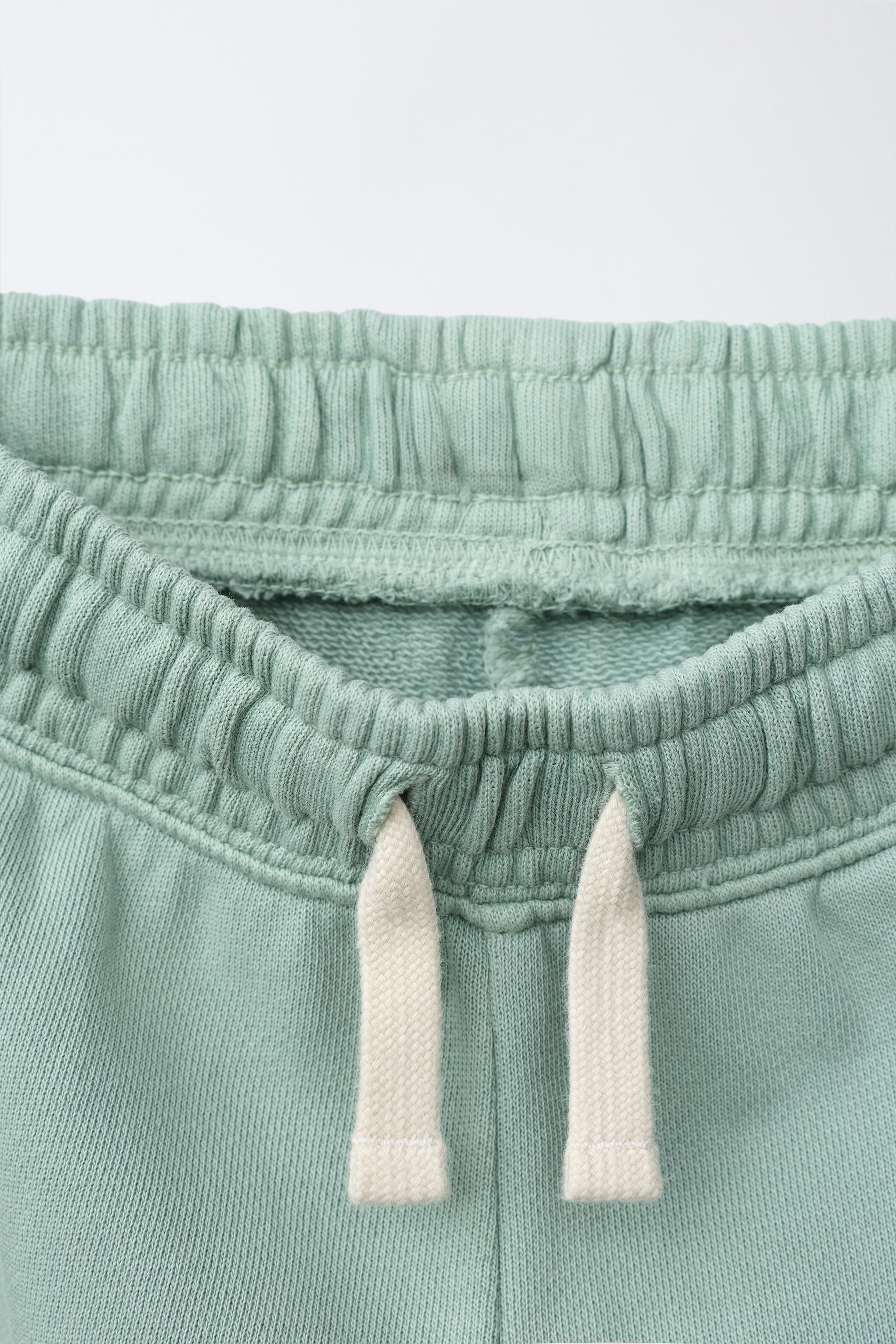 PANTALON BALLON EN MOLLETON BRODÉ
