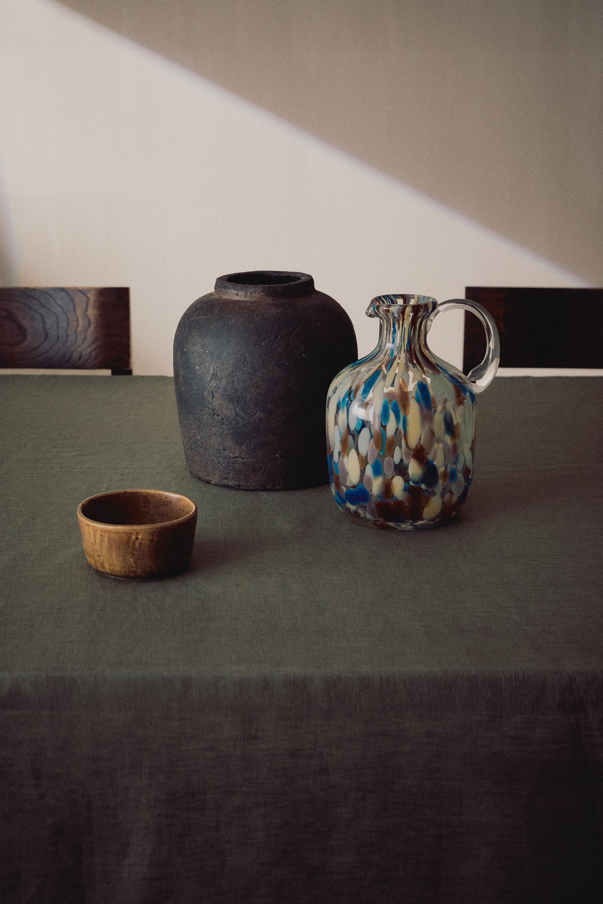 PLAIN COLORED LINEN TABLECLOTH