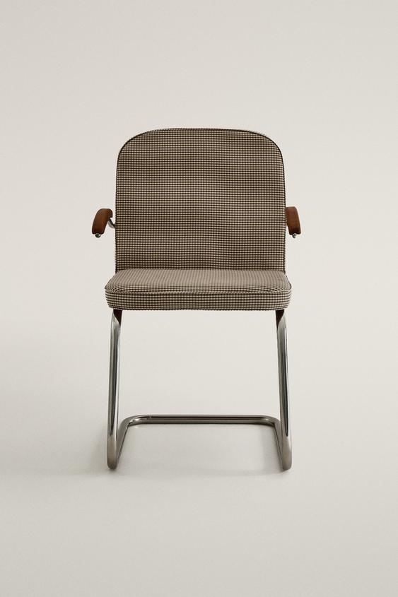 VINTAGE CHROME CHAIR - Brown by Zara - Image 0