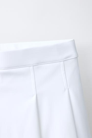 JUPE SPORT À RAYURES - Blanc de Zara - Image 2