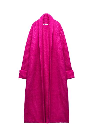 KNIT SCARF COAT