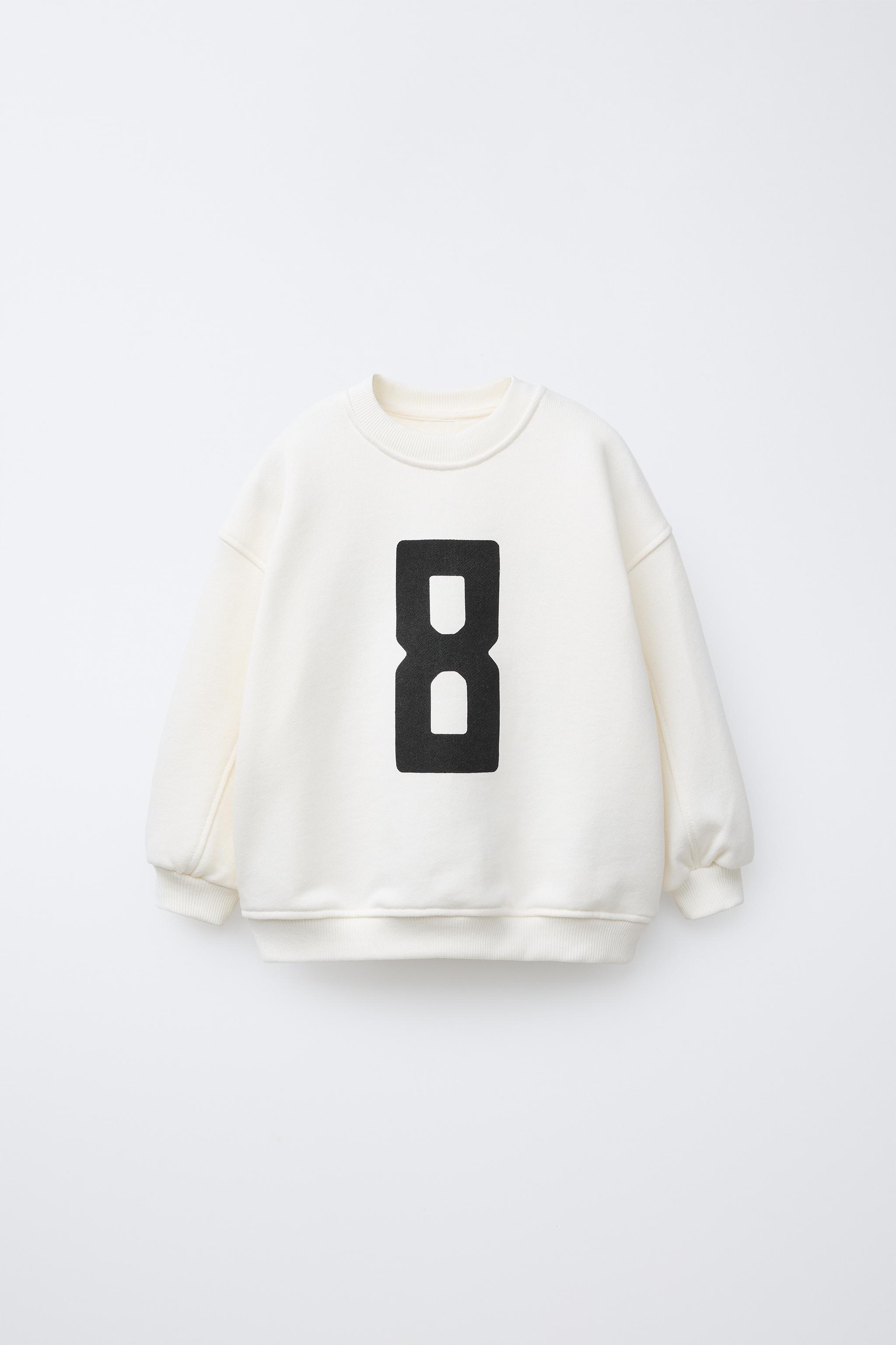 PRINTED SWEATSHIRT - Ice | ZARA United States