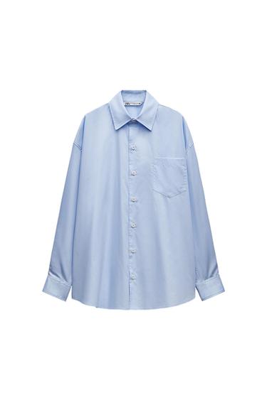 CAMISA POPELÍN OVERSIZE ZW COLLECTION