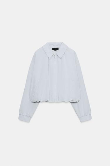 BLOUSON BOMBER BALLON - Bleu ciel de Zara - Image 6