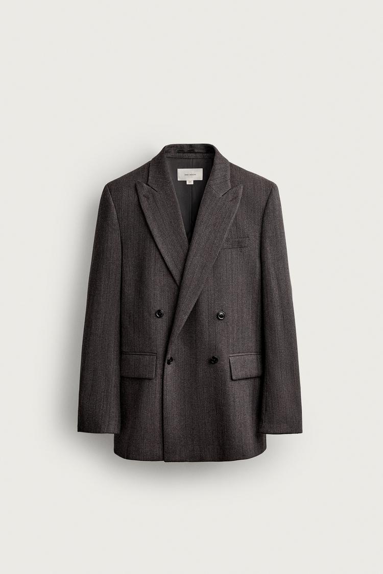 100% WOOL MANTECO® DOUBLE-BREASTED BLAZER