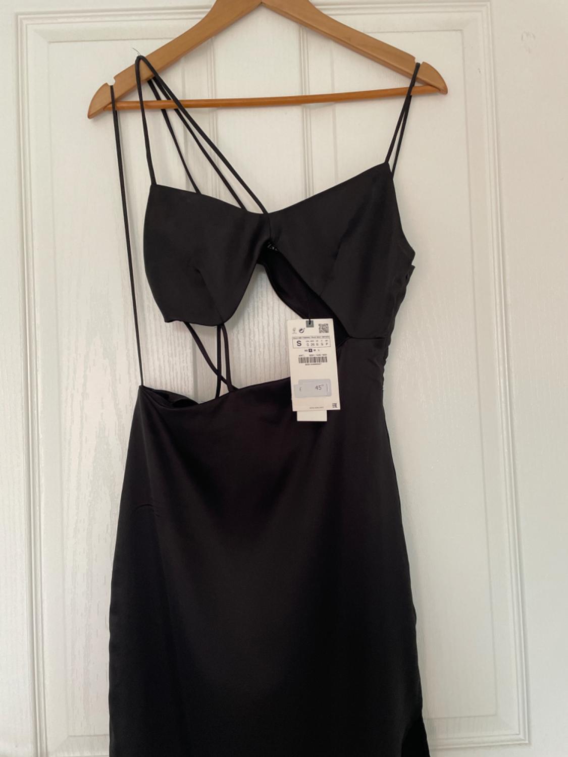 ASYMMETRIC MIDI DRESS - Image 2