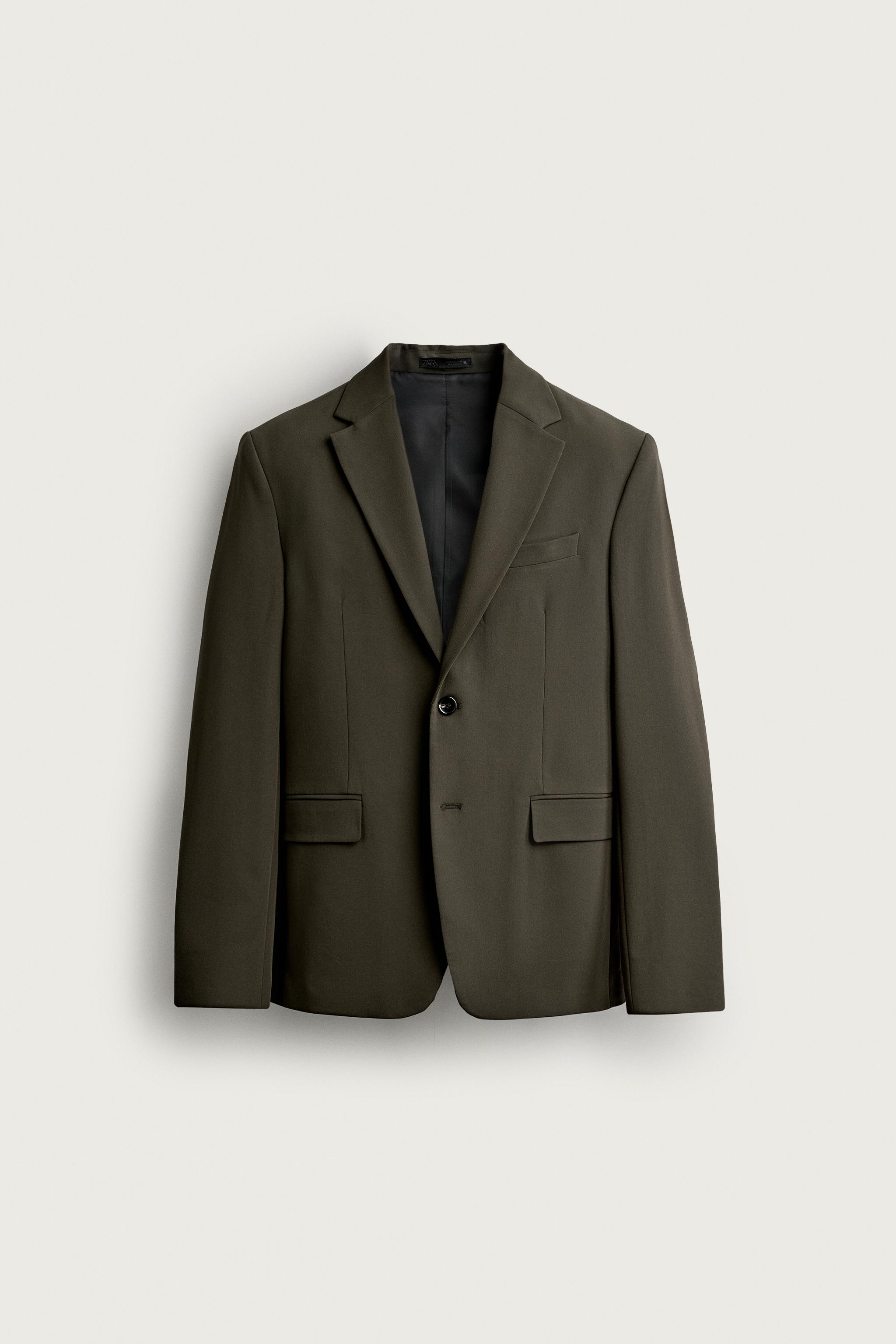 COMFORT SUIT BLAZER — Dark green