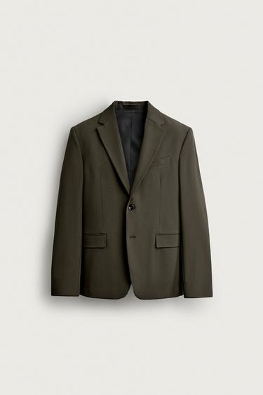 TRAJE-BLAZERRA, CONFORT - Berde iluna, Zara-rena