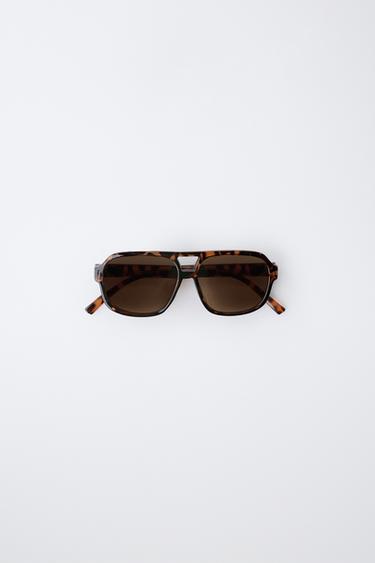 GAFAS DE SOL AVIADOR EFECTO CAREY - Carey de Zara - Imagen 0