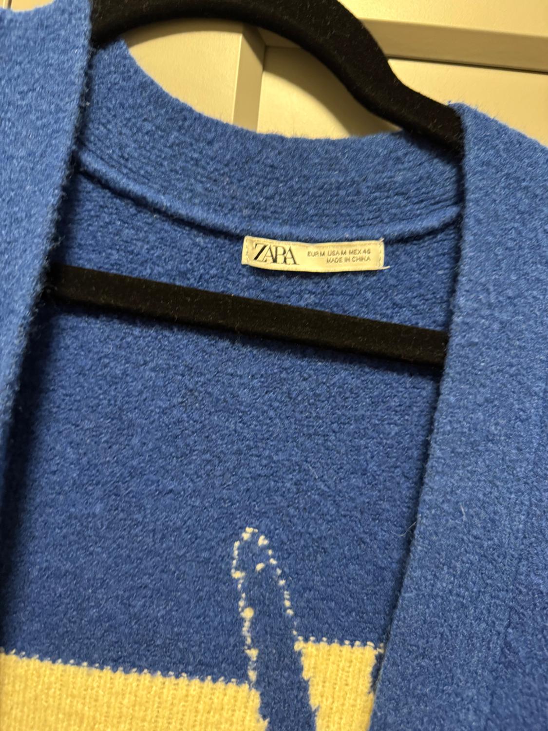 TEXT JACQUARD CARDIGAN - Image 2