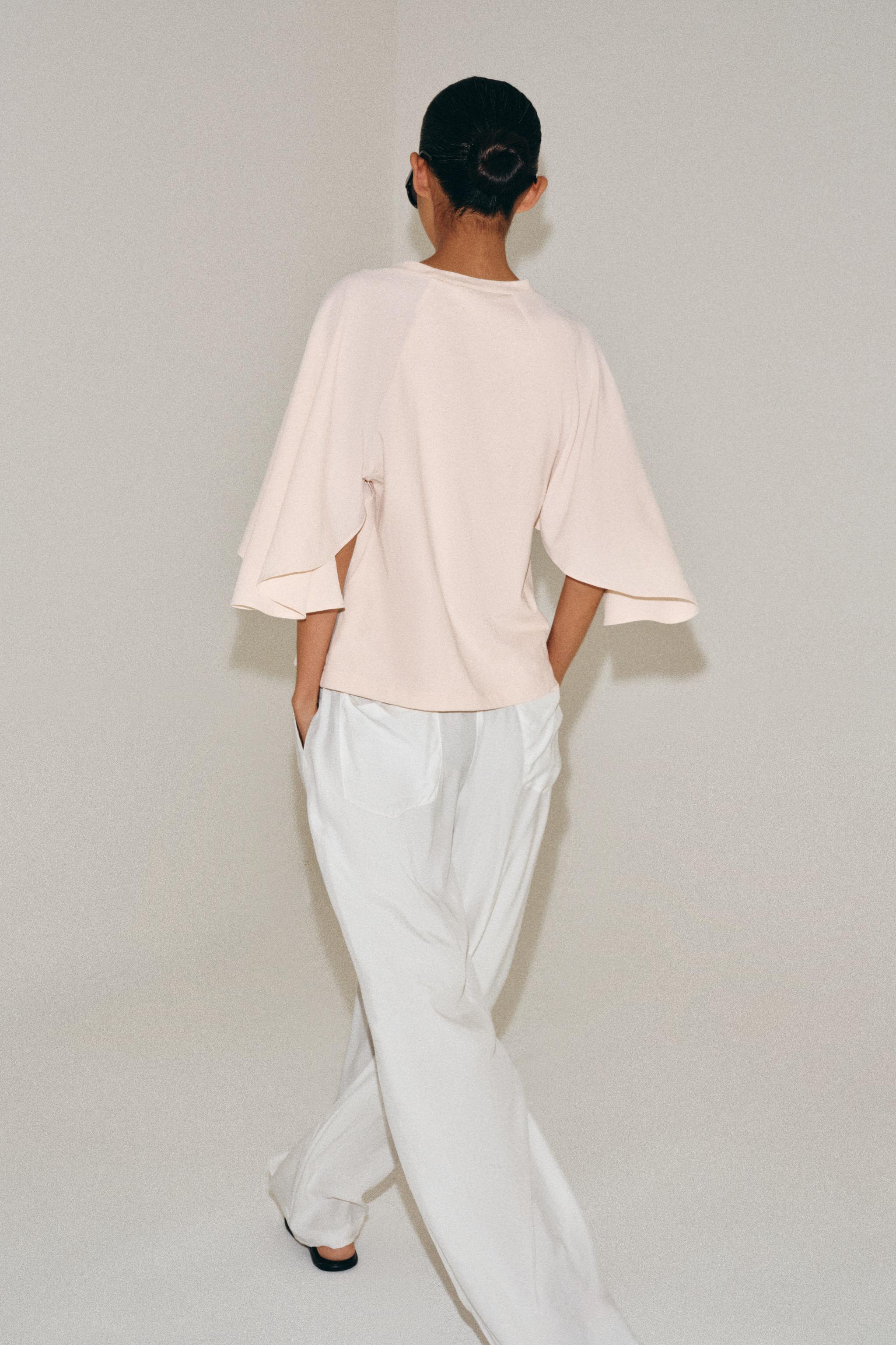 Zara KOMBİNE T-SHIRT görsel 3