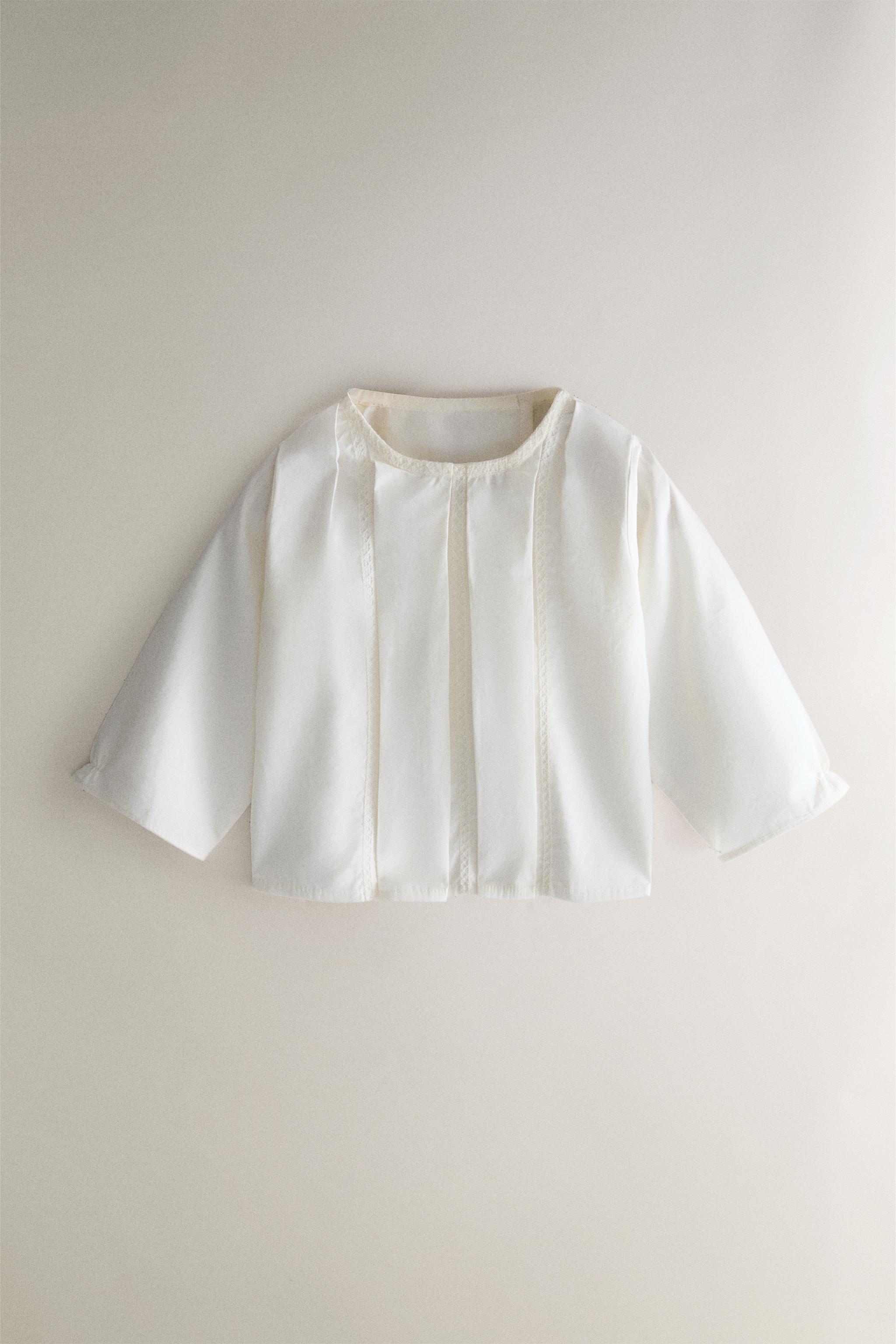 Детские рубашки Zara BABY EMBROIDERED SHIRT
