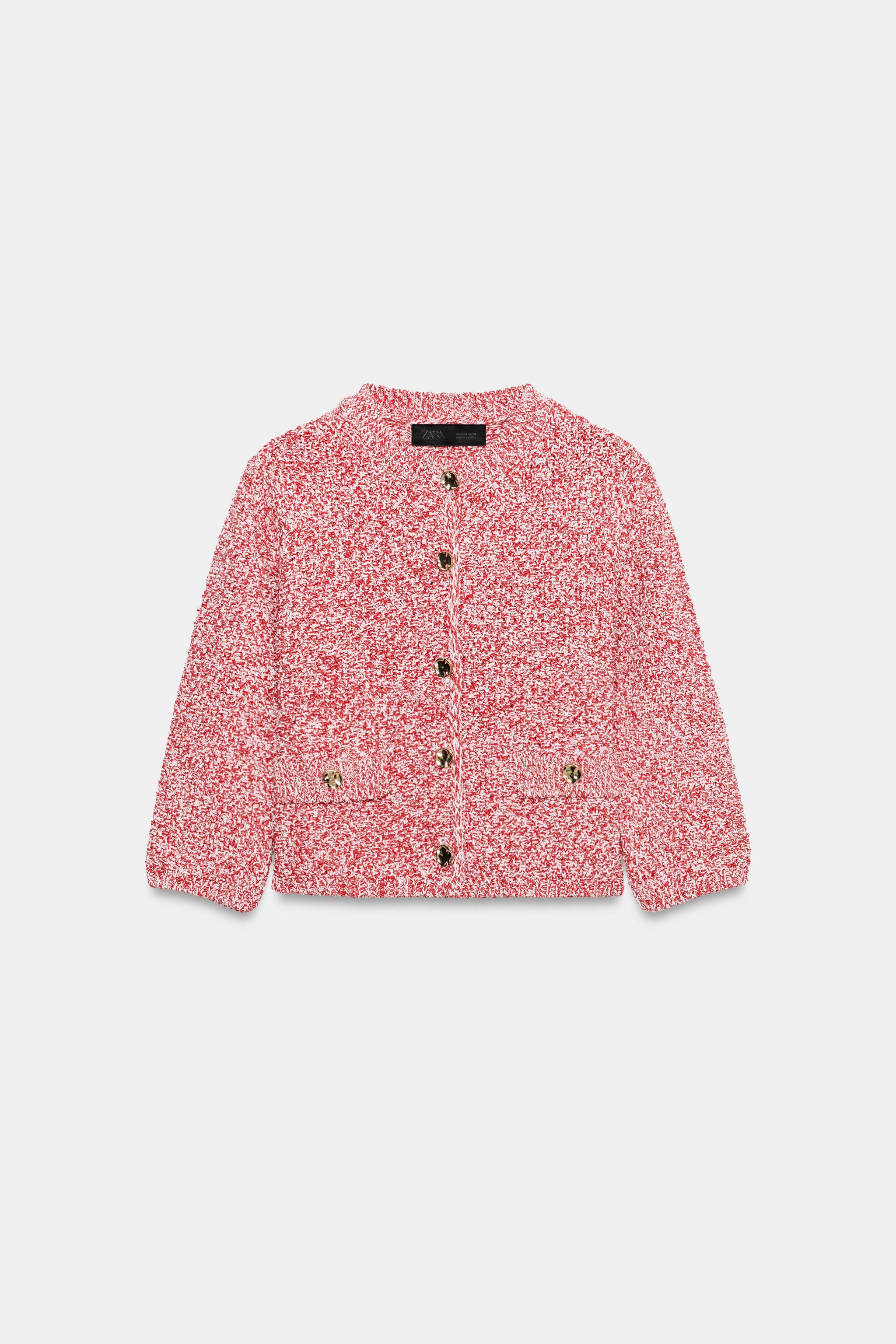 THREE-QUARTER SLEEVE CARDIGAN