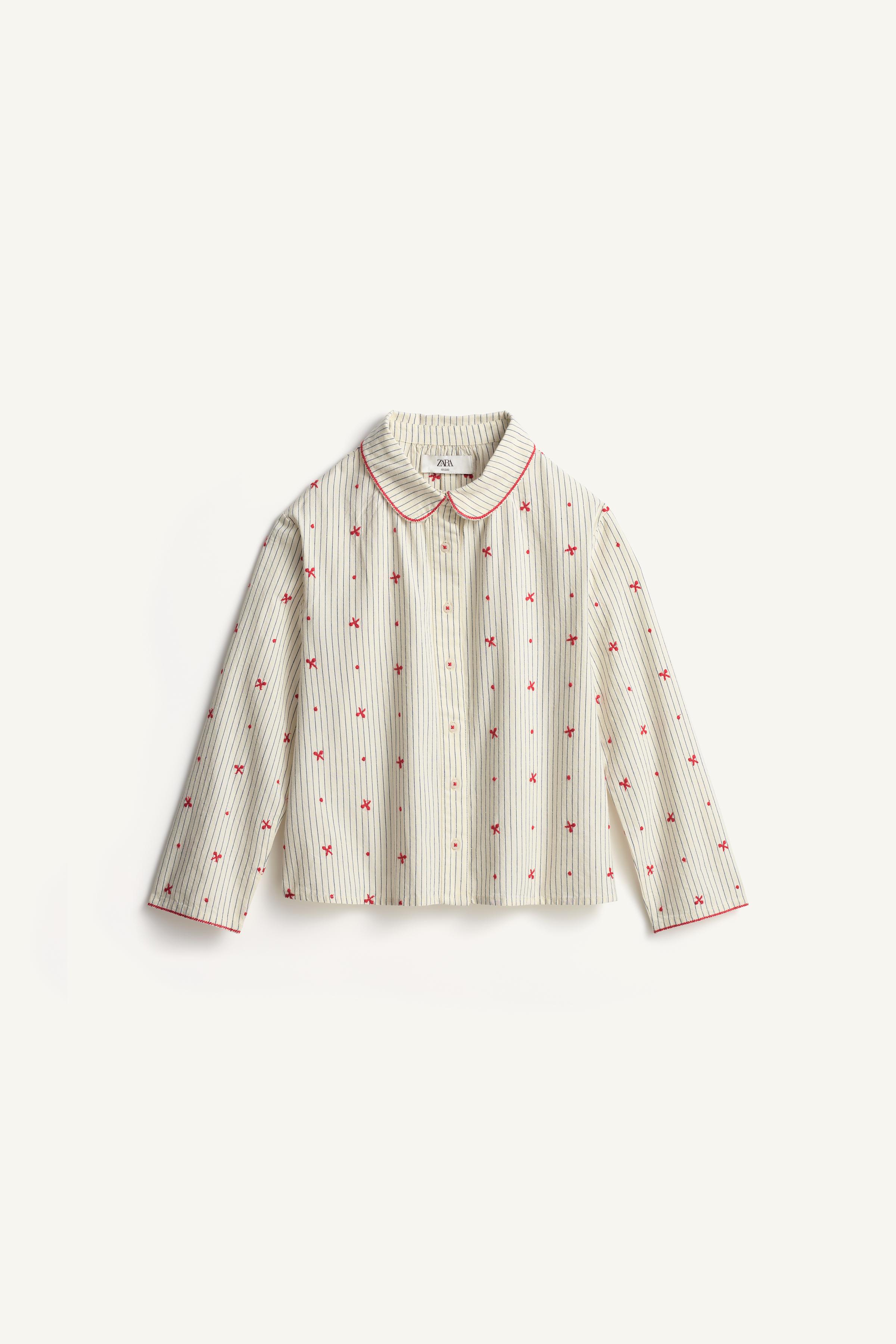 STRIPED AND EMBROIDERED LIMITED EDITION SHIRT