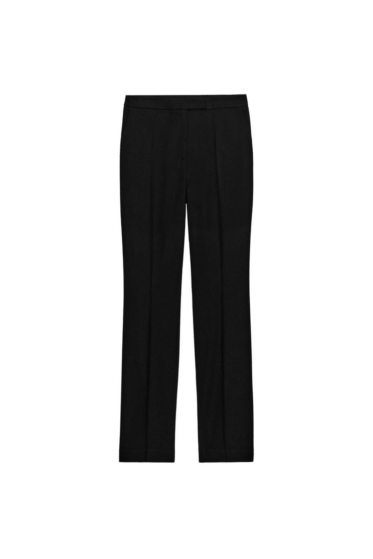 HIGH-WAIST STRAIGHT-LEG TROUSERS
