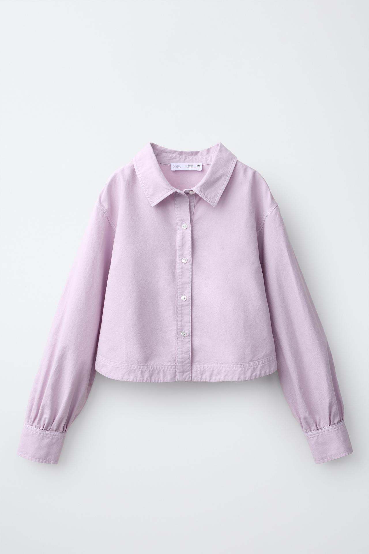 FRUIT OF THE LOOM™ OXFORD SHIRT — Light mauve