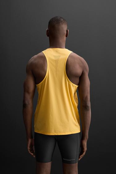 DÉBARDEUR DE COURSE - Jaune de Zara - Image 2