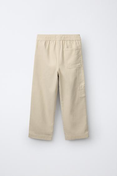 SOLID CARPENTER PANTS — Ice 2