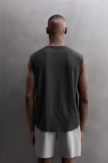 DÉBARDEUR TECHNIQUE - Gris anthracite de Zara - Image 2