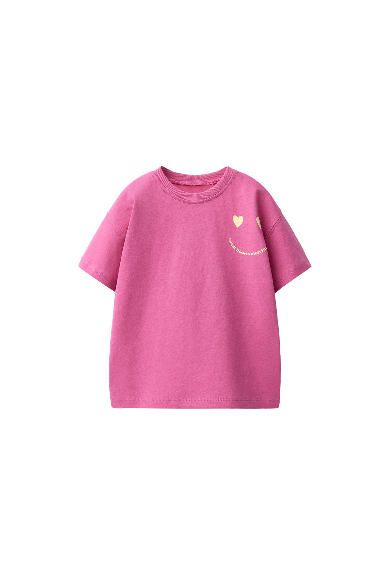 TEXT PRINT T-SHIRT — 107