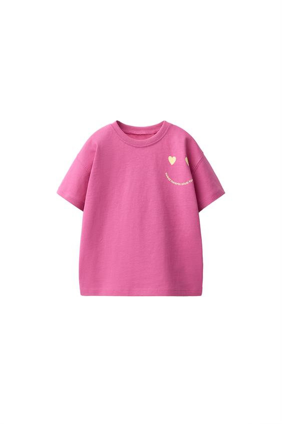 Zara TEXT PRINT T-SHIRT - 107 - Image 0