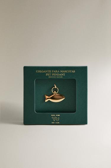 CHARM FISCH EDELSTAHL HAUSTIERE - Gold von Zara