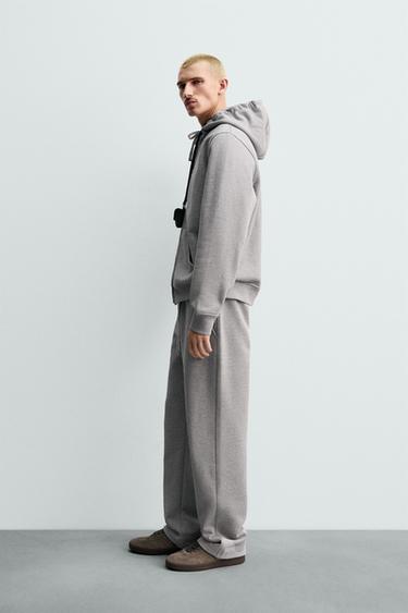 HEAVYWEIGHT REGULAR FIT ORIGINS JOGGERS - Grey marl by Zara