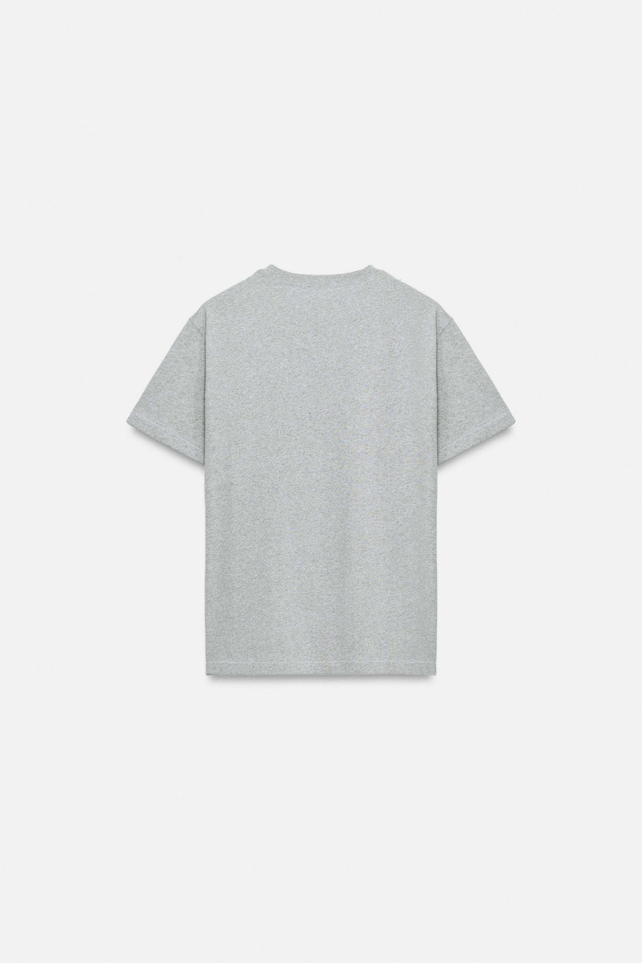 Женские футболки Zara CREW NECK T-SHIRT — фото 2