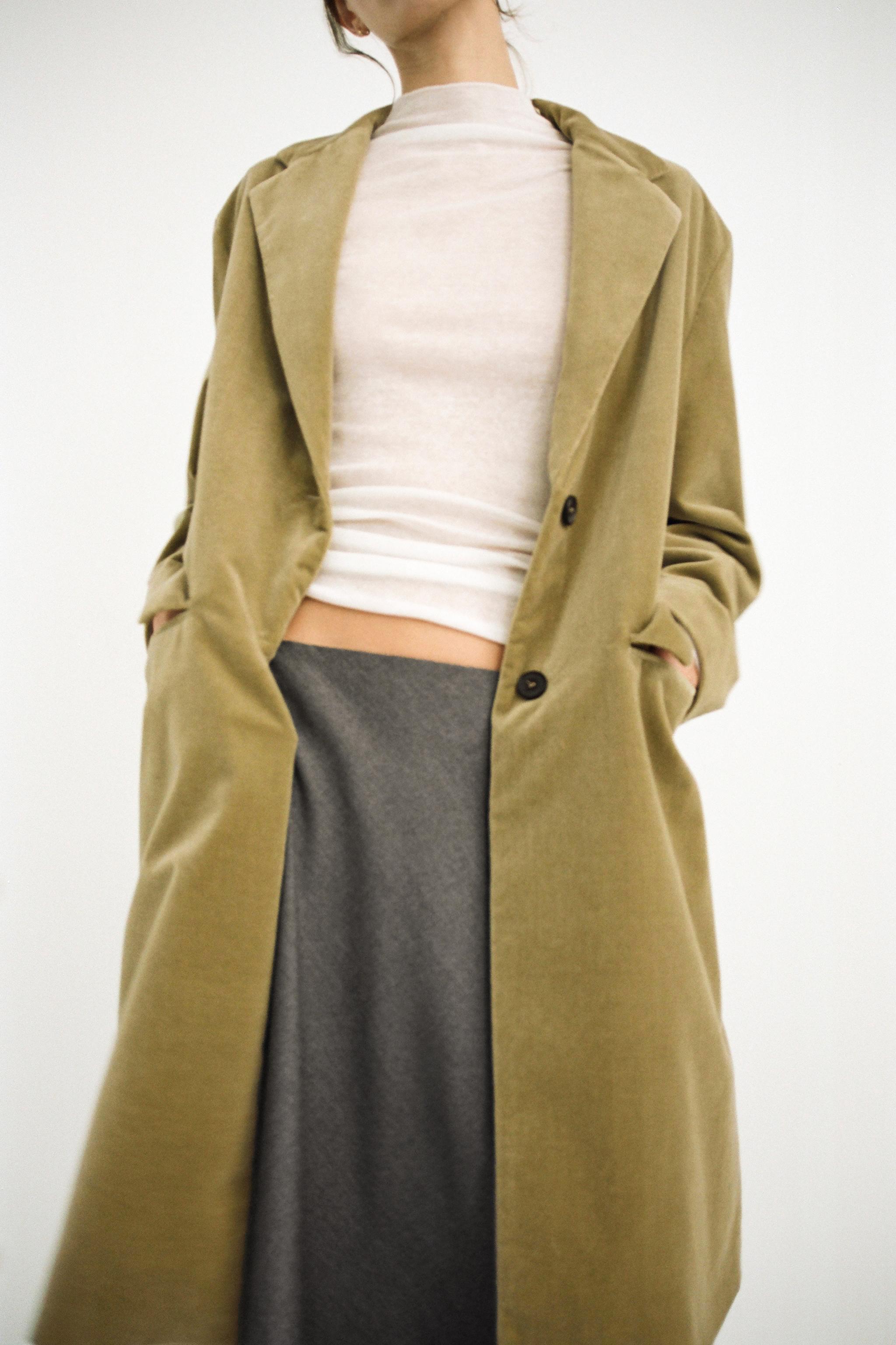 Coat zara on sale