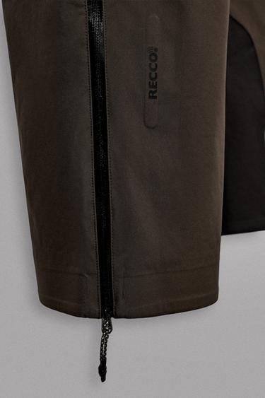 RECCO® WATERPROOF PADDED SKI SHELL TROUSERS - Brown by Zara - Image 12