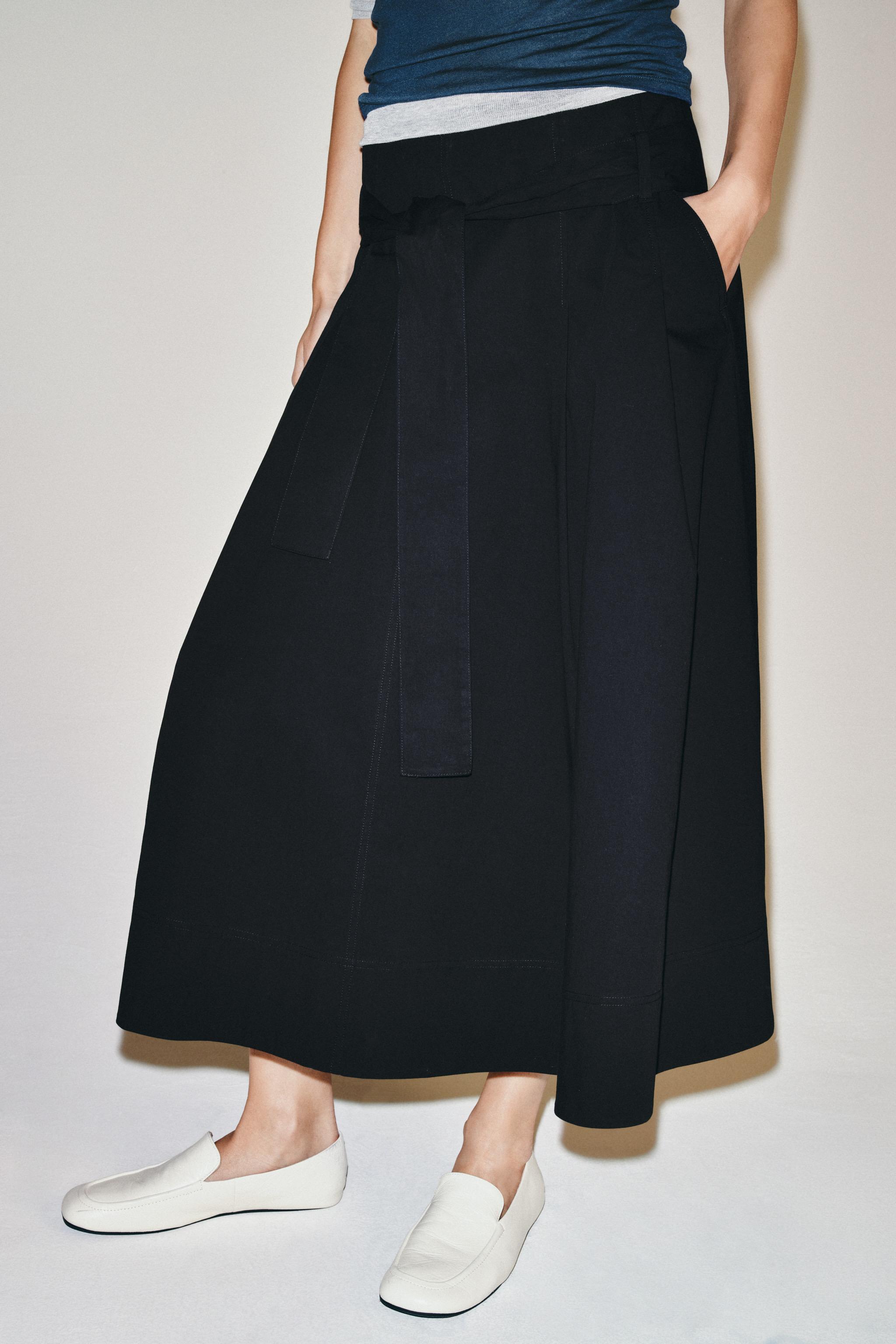 Женские юбки Zara ZW COLLECTION BELTED MIDI SKIRT — фото 2