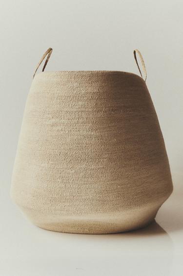 SEAGRASS BASKETS WITH HANDLES - Brown by Zara - Image 5