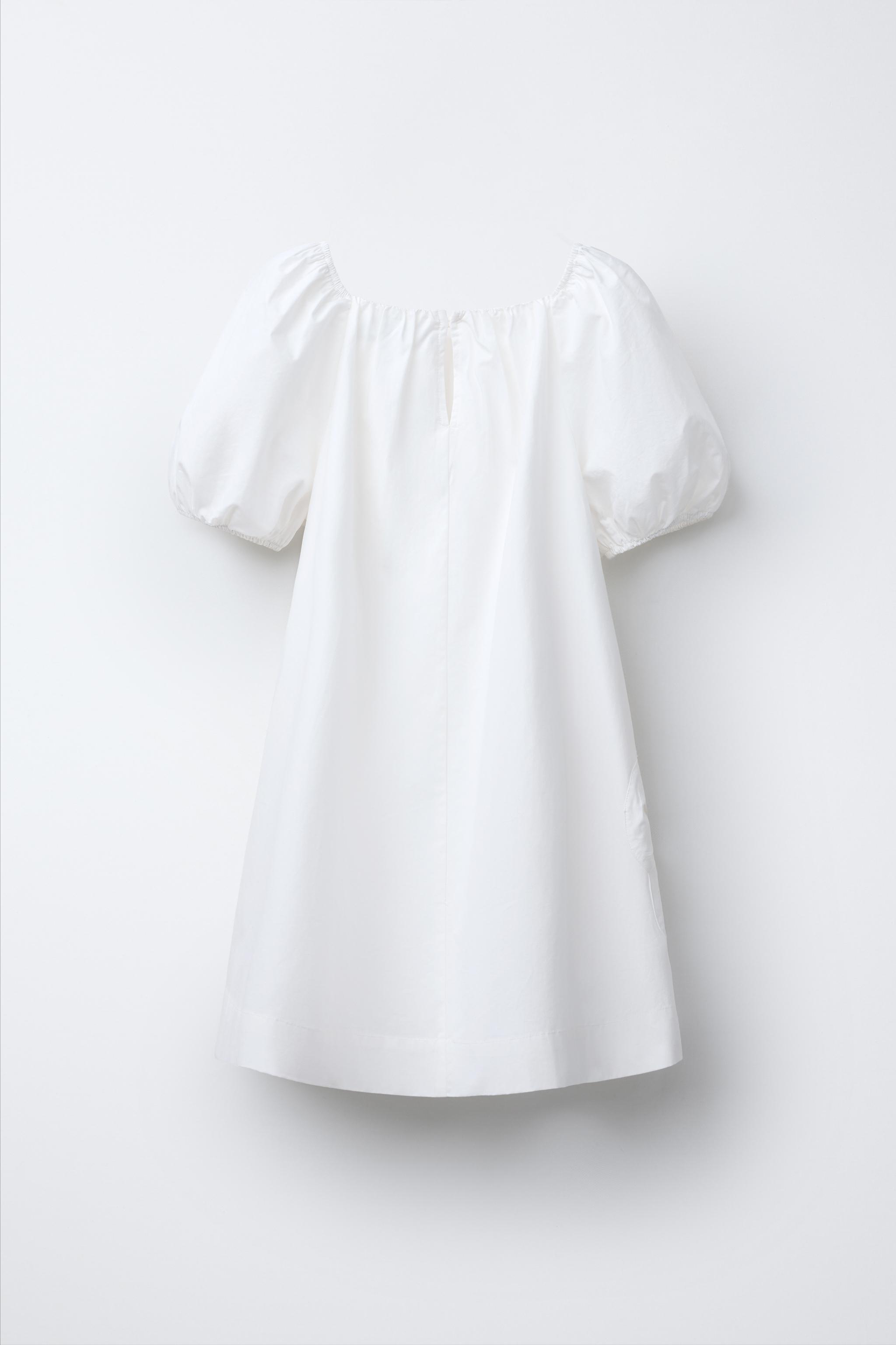【ZARA】フラワー ポプリン ワンピース | 3152/346/119 ZARA】フラワー ポプリン ワンピース | 3152/346/119