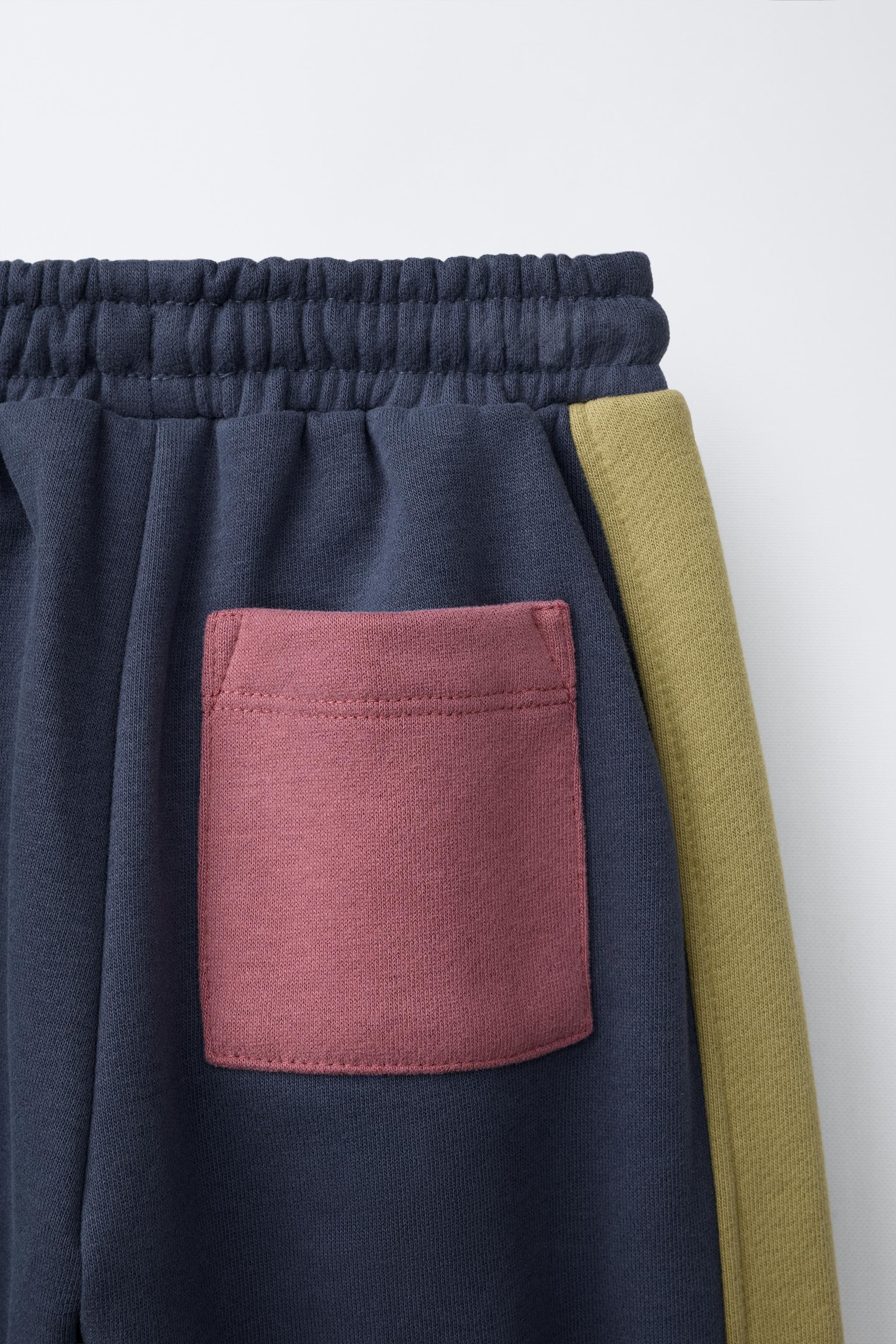 COLORBLOCK FLEECE JOGGER PANTS