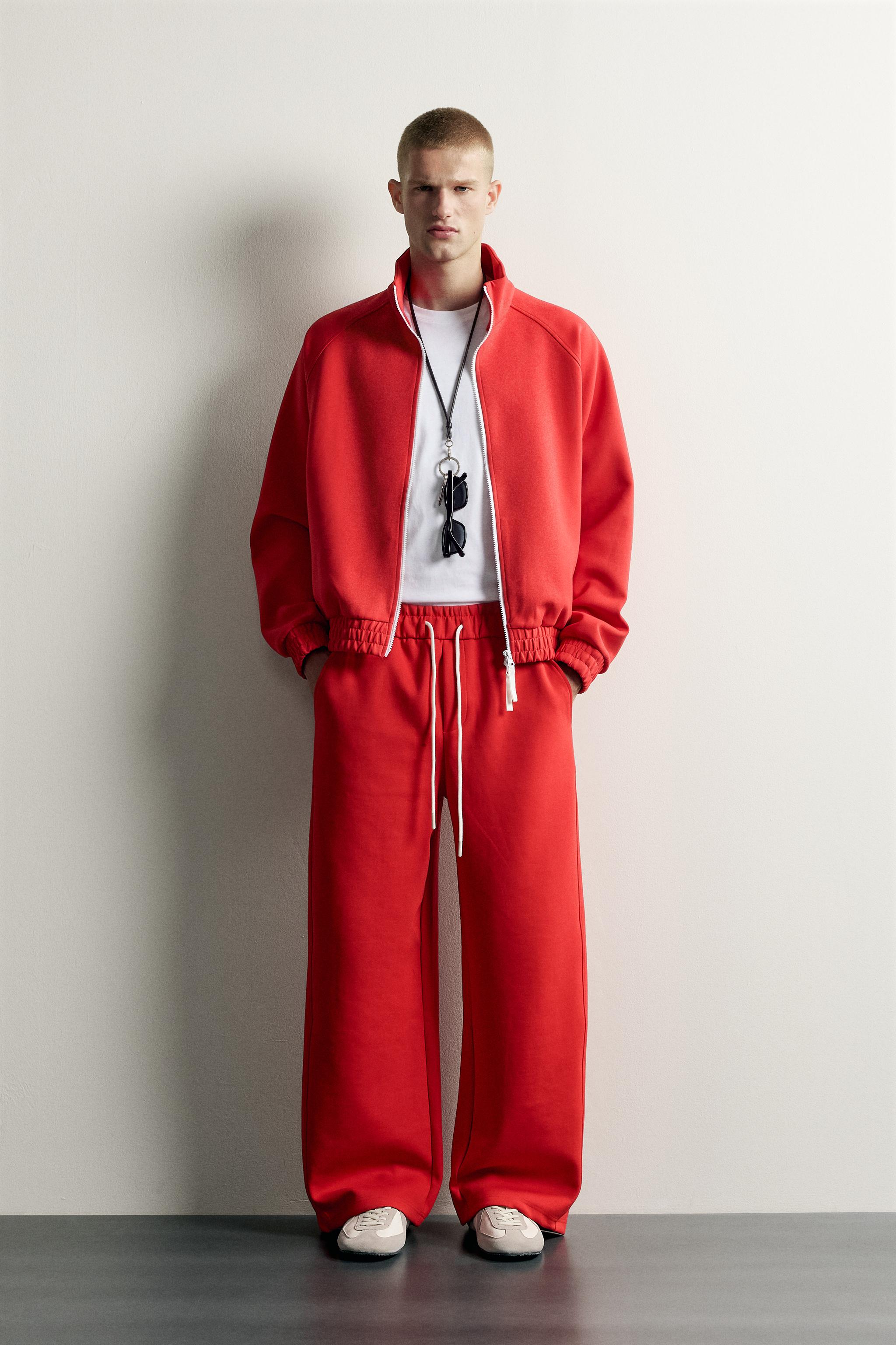 CONTRAST ZIP TRACK JACKET