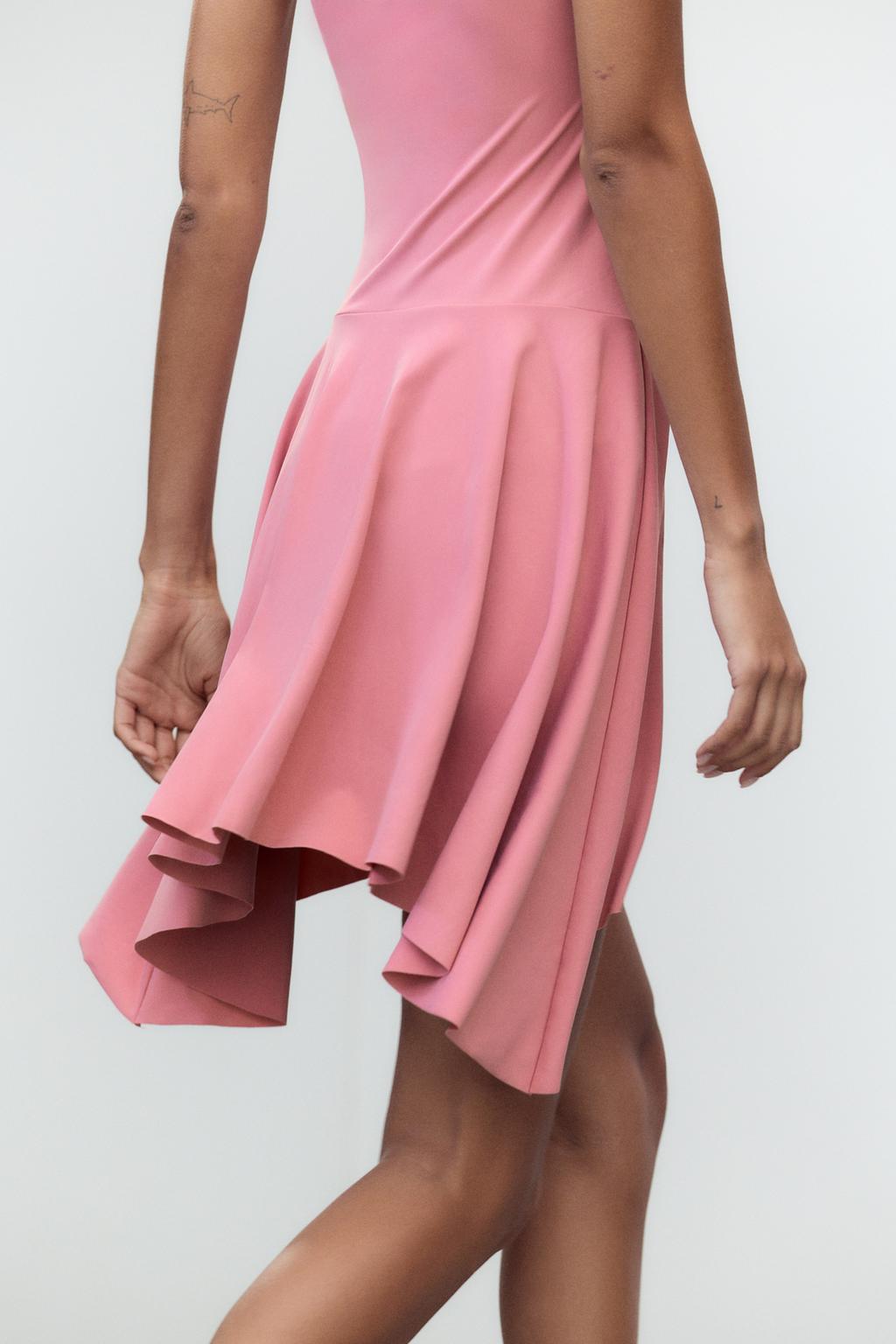 Thumbnail image for ASYMMETRIC POLYAMIDE DRESS WITH RUFFLES