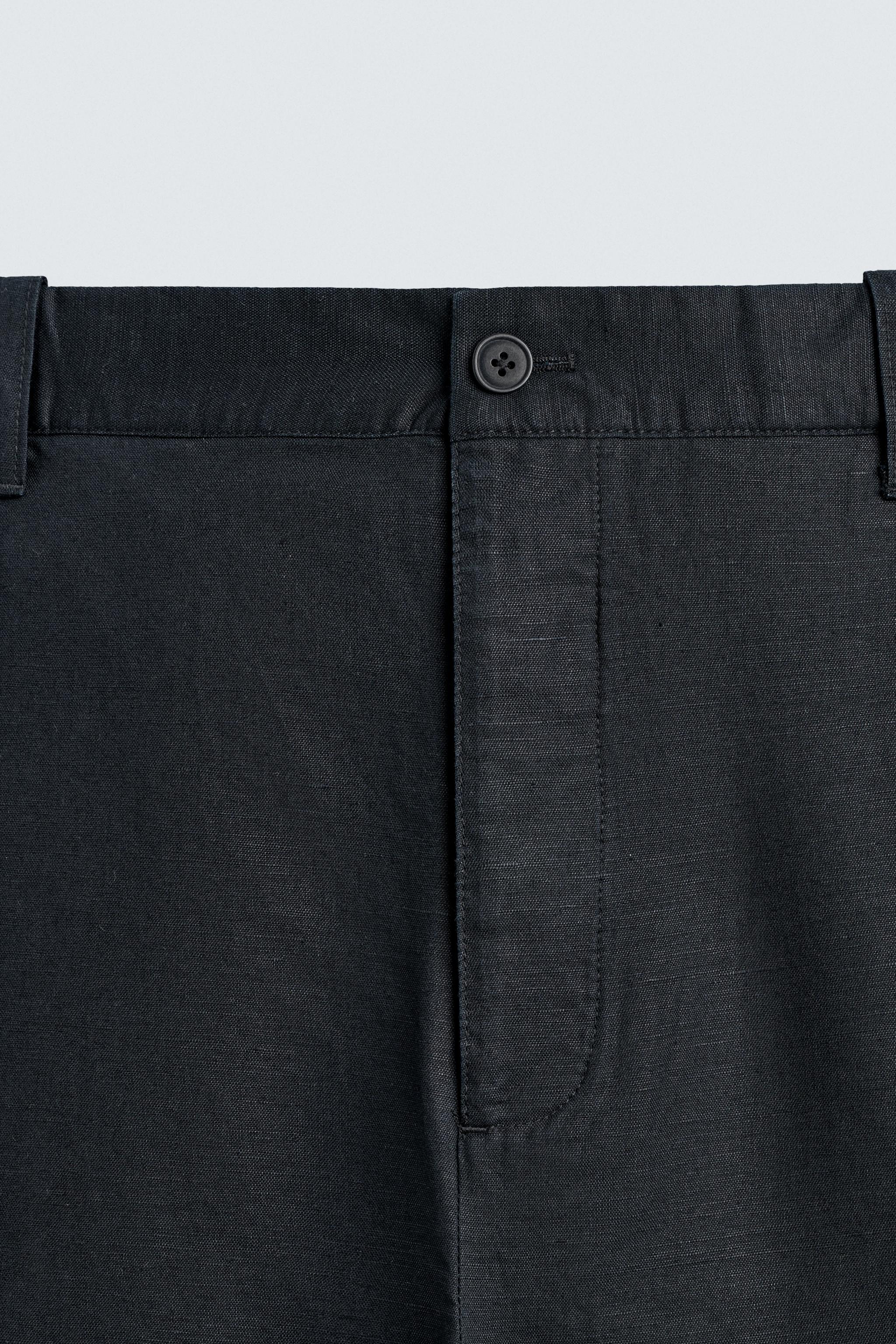 HEMP - COTTON STRAIGHT FIT PANTS