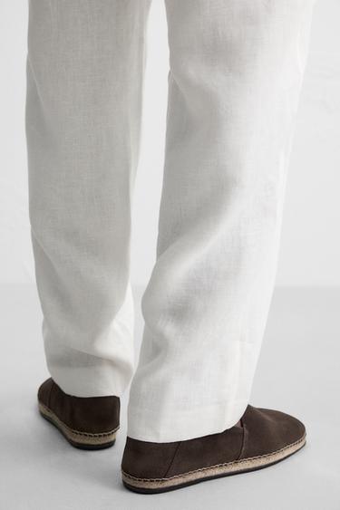 ESPADRILLE CUIR ÉDITION LIMITÉE - Marron de Zara - Image 2